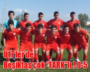 U17'ler'de Beşiktaş çok 'FARK'lı ! 0-5