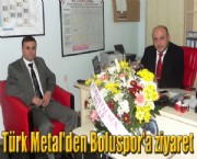 Türk Metal'den Boluspor'a ziyaret