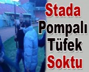 Ankaragücü Taraftarı Bolu Stadına Pompalı Tüfek Soktu.