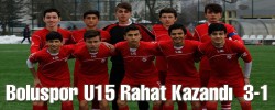 Boluspor U15 Rahat Kazandı  3-1