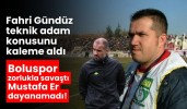 Boluspor zorlukla savaştı, Mustafa Er dayanamadı!