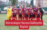 Kıbrıscıkspor Sezona Galibiyetle Başladı