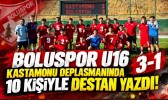 Boluspor U16, Kastamonu Deplasmanında 10 Kişiyle Destan Yazdı: 3-1!