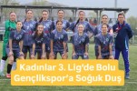 Kadınlar 3. Lig’de Bolu Gençlikspor’a Soğuk Duş