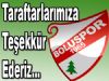 Boluspor'dan Taraftarlarımıza Teşekkür