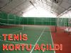 Tenis Kortu Açıldı