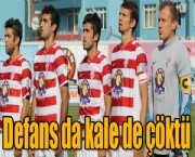 Defans da kale de çöktü