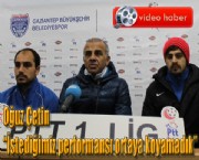Oğuz Çetin 'İstediğimiz performansı ortaya koyamadık'