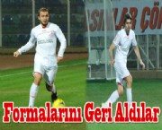 Formalarını Geri aldılar