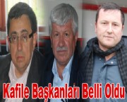 Kafile Başkanları Belli Oldu