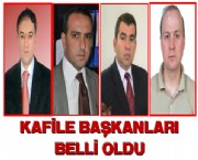 Kafile Başkanları Belli Oldu