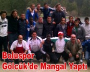 Boluspor Gölcük'de Mangal Yaptı