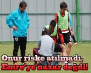 Onur riske atılmadı, Emre'ye nazar değdi!
