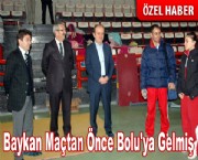 Baykan Maçtan Önce Bolu'ya Gelmiş