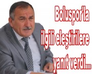 Boluspor'la ilgili eleştirilere yanıt verdi...