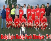 Bolçi İçin Rakip Fark Etmiyor  7-1