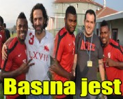 Basına jest