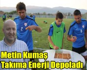 Metin Kumaş Enerji Depoladı