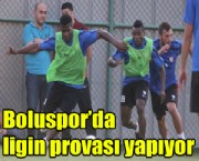 Boluspor'da ligin provası yapıyor