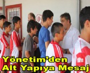 Yönetimden Alt Yapıya Mesaj
