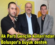 Ak Parti Gençlik kollarından Boluspora büyük destek