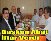 Başkan Abat İftar Verdi