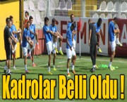 kadrolar Belli Oldu !