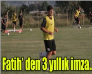 Fatih' den 3 yıllık imza