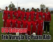 U14 Boluspor  Tek Vuruşla Üç Puanı Aldı