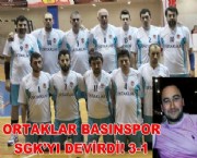 Ortaklar Basınspor'un büyük başarısı...