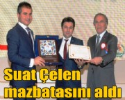 Suat Çelen mazbatasını aldı