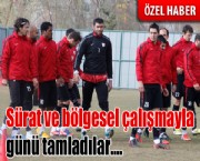 Sürat ve bölgesel çalışmaya günü tamladılar
