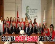 BOLU'YA HOKEY SAHASI GELİYOR...