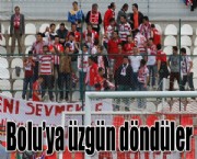 Bolu'ya üzgün döndüler