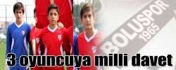 3 oyuncuya milli davet