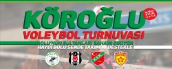 1. Bolu Köroğlu Voleybol turnuvasına davetlisiniz