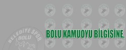 Bolu Belediyespor'dan Açıklama