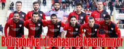 Boluspor, kendi sahasında kazanamıyor