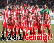 4 -2-3-1  Getirdiği !
