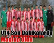 U14 Son Dakikalarda Mağlup Oldu