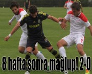 Boluspor A2'ler 8 hafta sonra mağlup! 2-0