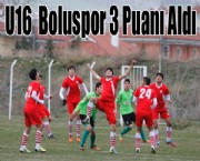 U16  Boluspor 3 Puanı Aldı