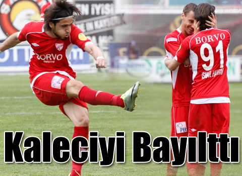 Kaleciyi Bayılttı