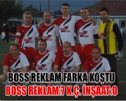 BOSS REKLAM FARKA KOŞTU