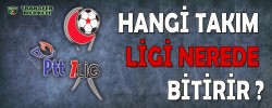 HANGİ TAKIM LİGİ NEREDE BİTİRİR ?