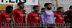 Karabulut, hatasız oynadı