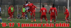 U-17  1 puana razı oldu