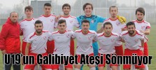 U19’un Galibiyet Ateşi Sönmüyor