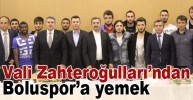 Vali Zahteroğulları’ndan Boluspor’a yemek