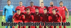Boluspor-Osmanlıspor’la berabere kaldı